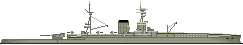 大型軽巡洋艦フューリアス (竣工時)