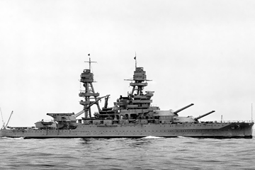 戦艦アリゾナ (1920年1月 グアンタナモ湾)