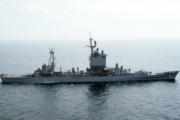 原子力ミサイル巡洋艦ロング・ビーチ (1989年6月21日:南カリフォルニア沖)