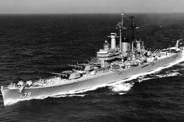 重巡洋艦セイラム (1952年6月16日:トリエステ沖)