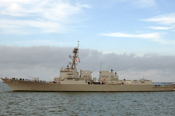 ミサイル駆逐艦フォレスト・シャーマン (2006年2月3日:ノーフォーク)